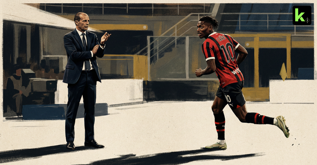 Rafael Leao Goals Challenge: Allegri Tells Milan Star He Must Start Scoring